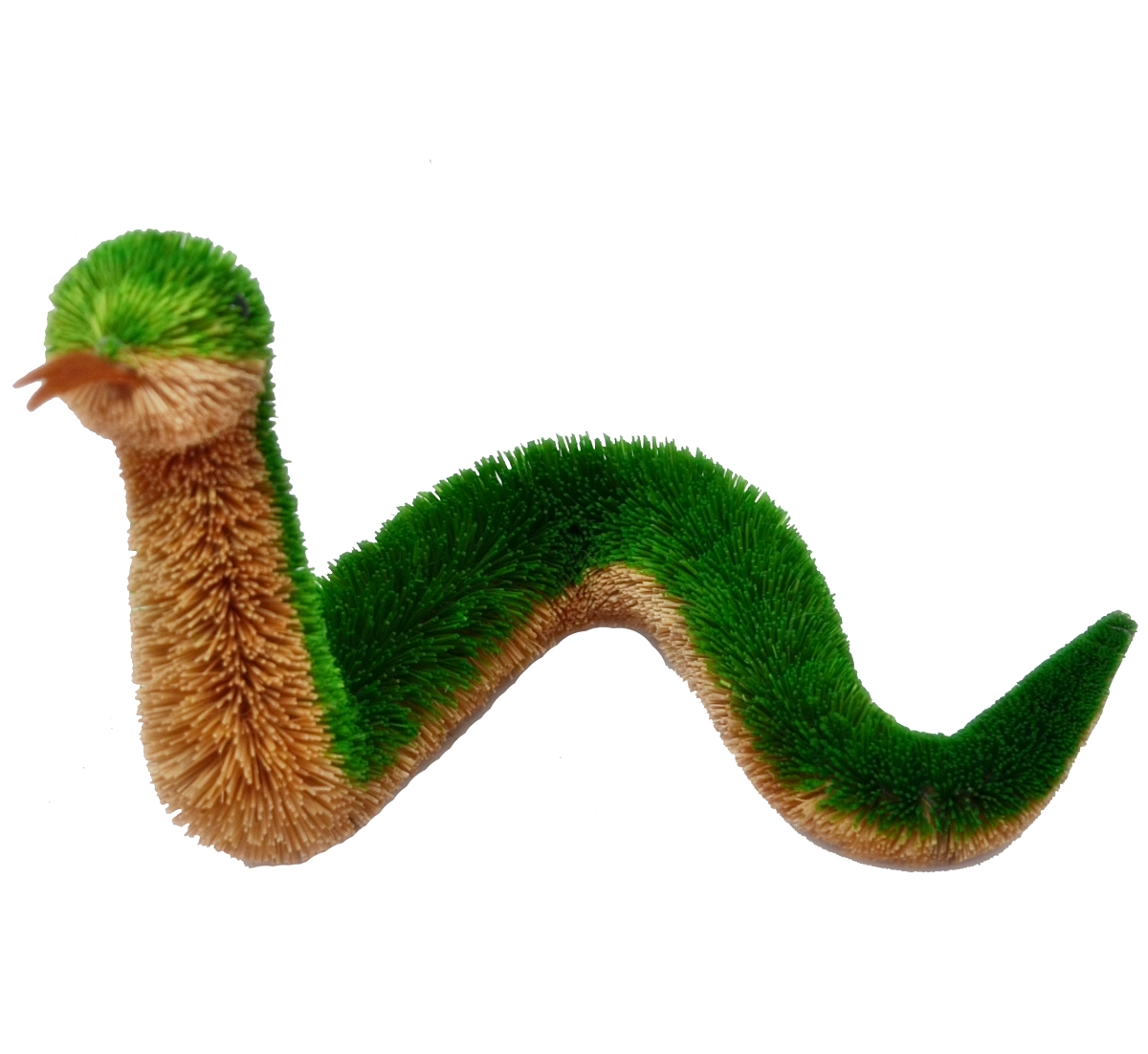 Brushart Bristle Brush Animal Green Snake 10